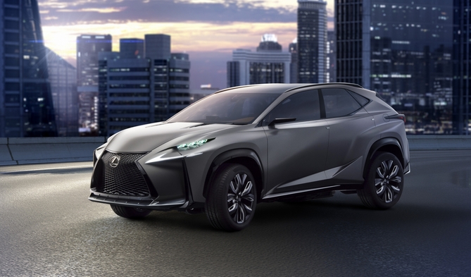 It is still not known whether the LF-NX will go into production as it looks now It is still not known whether the LF-NX will go into production as it looks now