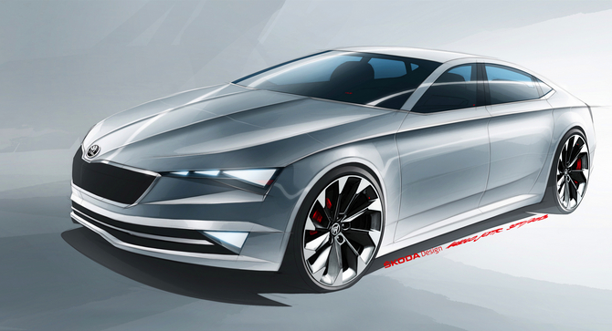 O VisionC mostra a próxima evolução do design da Skoda O VisionC mostra a próxima evolução do design da Skoda