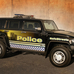 B Engineering Edonis vs Hummer H3 Police Vehicle vs Dodge Charger Pursuit vs Land Rover Series III 109 Police Station Wagon