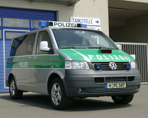 Multivan Police Van