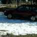 subaru forester in the snow