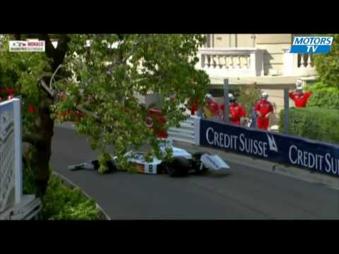 Crane fail in Monaco GP